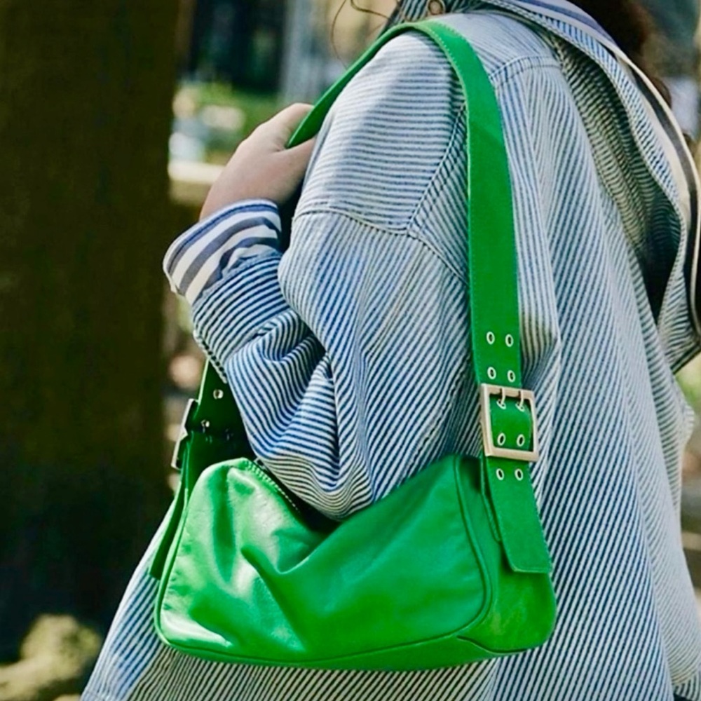 Free People Arm Candy Bag - Green NWT